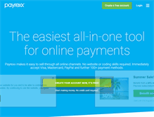 Tablet Screenshot of payrexx.com